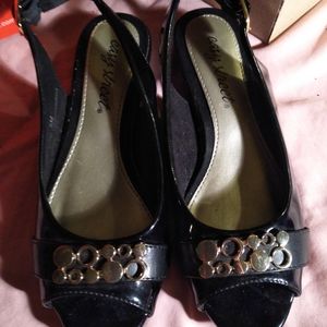 Easy Street black flats